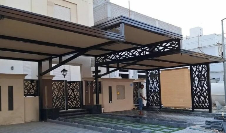 مظلات حدائق خارجية عصرية تحمي من الشمس في الكويت